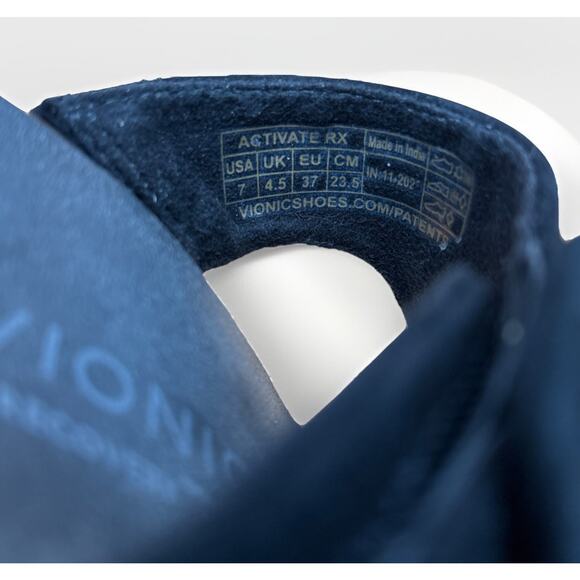 Vionic Activate Recovery Sandals Women's 7 Casual Black Suede Buckle Comfort - Picture 9 of 10